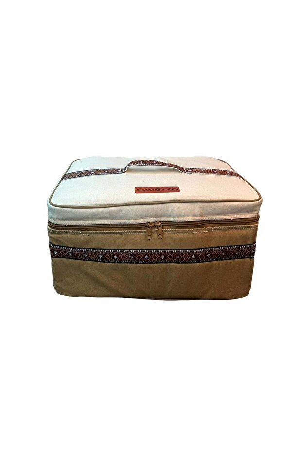 شنطة روفا منقوشة 32.4 لتر،قطنية مبطنة، ضمان سنتان