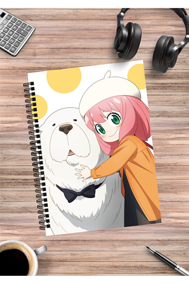 Spy X Family Anya Yor Loid Forger Anime Spiral Notebook A5 (50 Sheets)