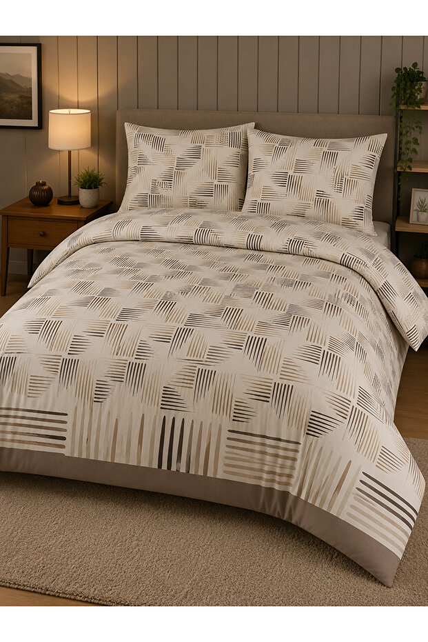 100% Cotton Double Duvet Cover Set (Boxed)