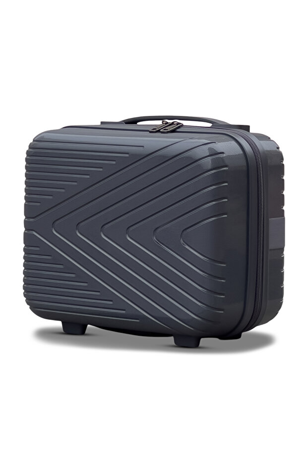 Hard Shell Travel Makeup Case, Unbreakable PP Material, Lightweight, Beauty Organizer, Cosmetic Storage Bag with Handle