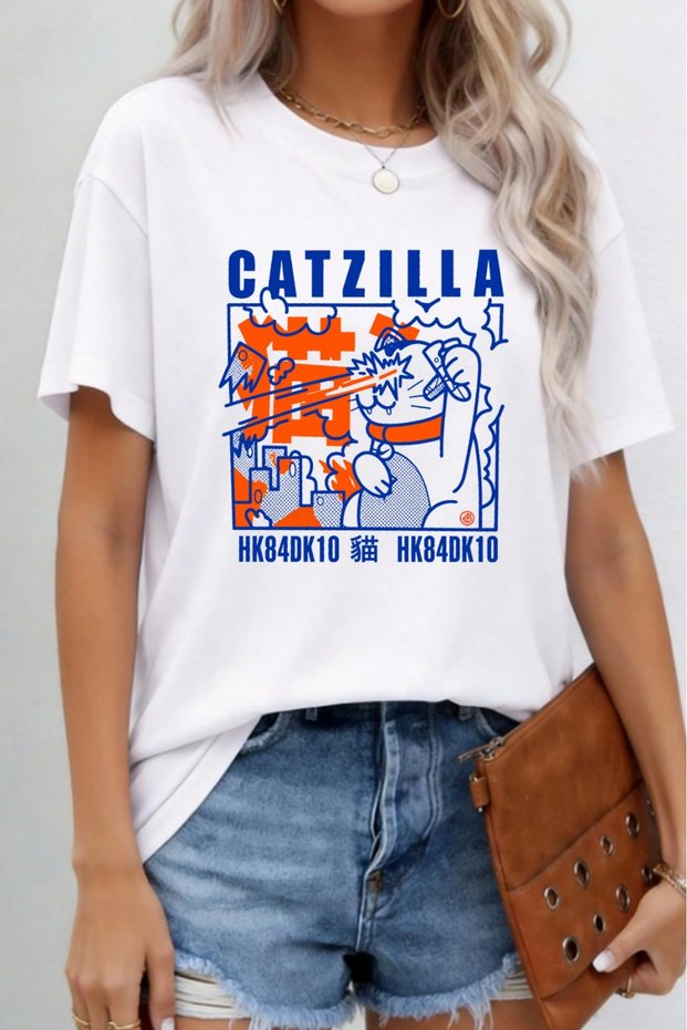 Catzilla Relax Fit Cotton T-Shirt