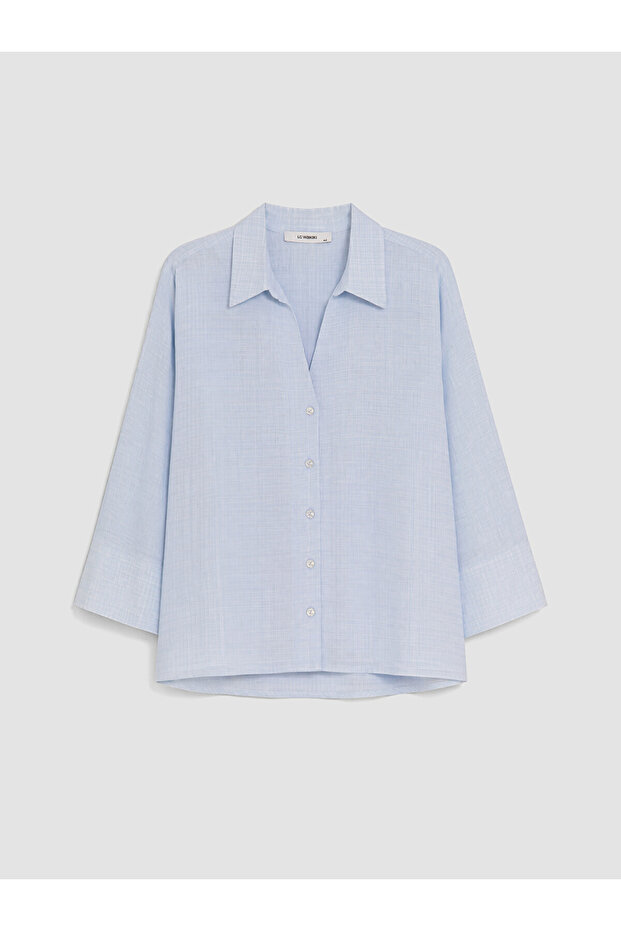 Nevavm Big Size Women's Shirt with Difference