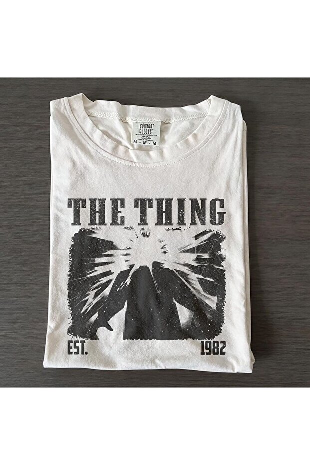 Thing Printed Unisex Oversize T-Shirt