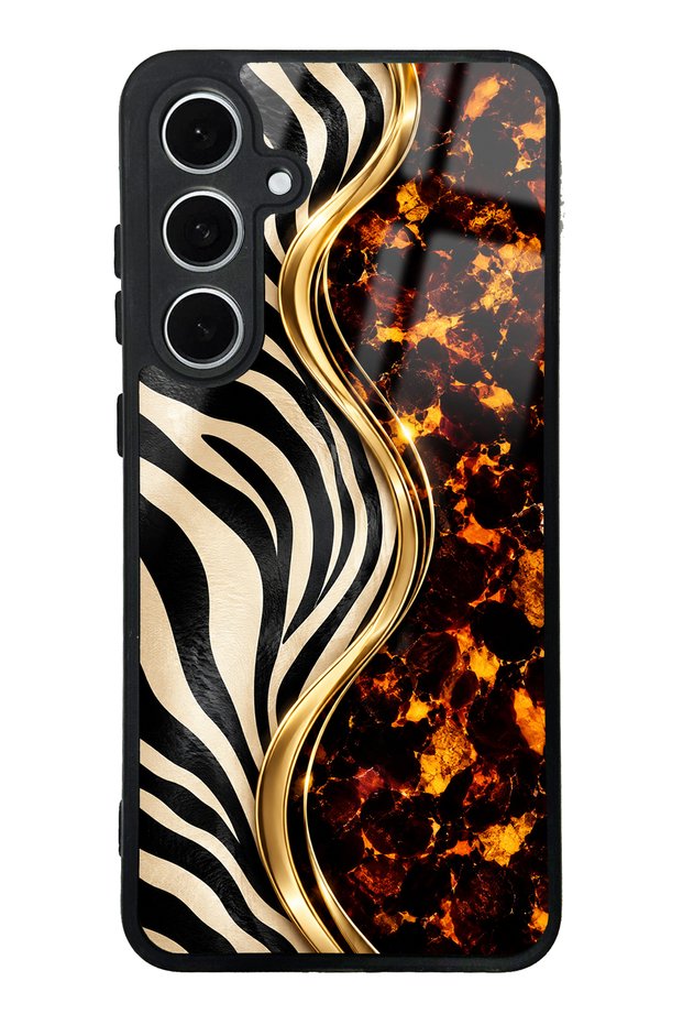 Samsung S24 Fe Noir Safari Design Glossy Phone Case
