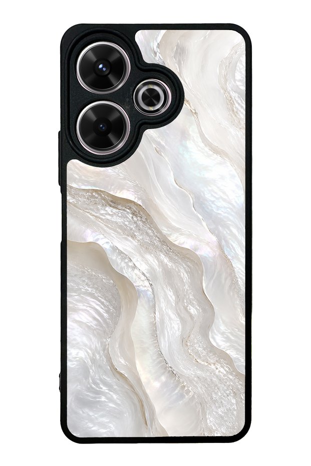 Xiaomi Redmi 13 4g Ivory Pearl Flow Design Glossy Phone Case