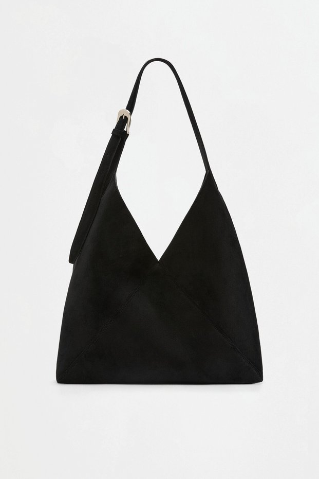 Suni süet shopper çanta