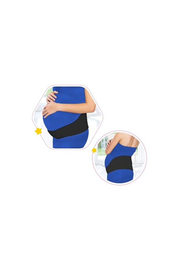 Black Standard Size Maternity Waist Support Band, Comfortable and Safe Use