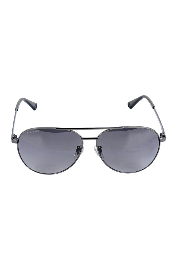 Polarized Men's Sunglass Aviator SPN83K58568P Gun Metal