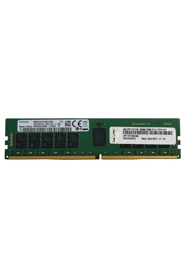 ذاكرة خادم 32 جيجابايت TruDDR4 3200 ميجاهرتز ECC RDIMM طراز ThinkSystem 4X77A08633