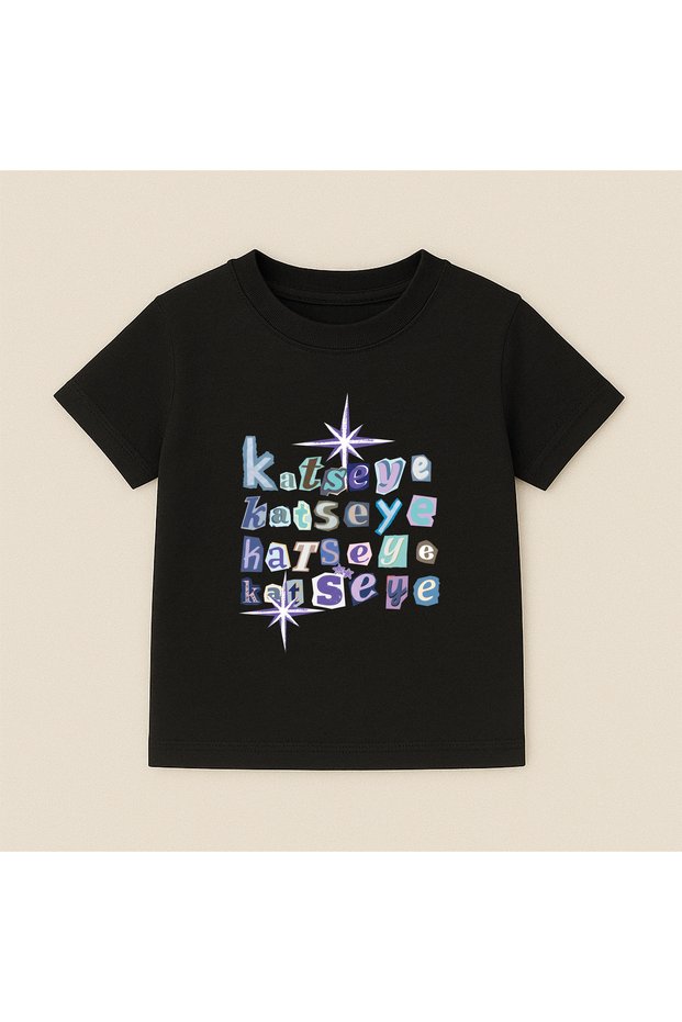Katseye Printed Crew Neck Cotton Short Sleeve Kids & Youth T-Shirt
