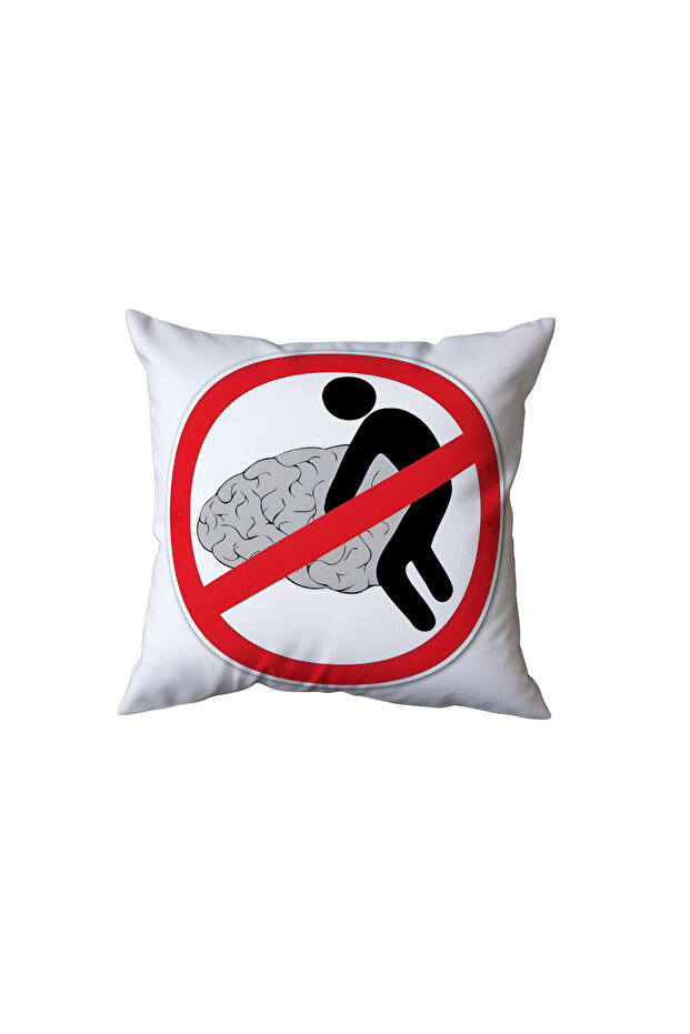 Brain Shrinking Is Forbidden Iconic Pillow, Funny Gift
