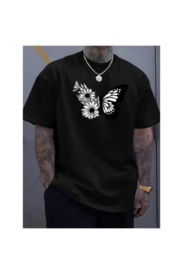 Calle Unisex Colorful Oversize Printed T-Shirt Streetwear Comfortable Fit Daily Premium