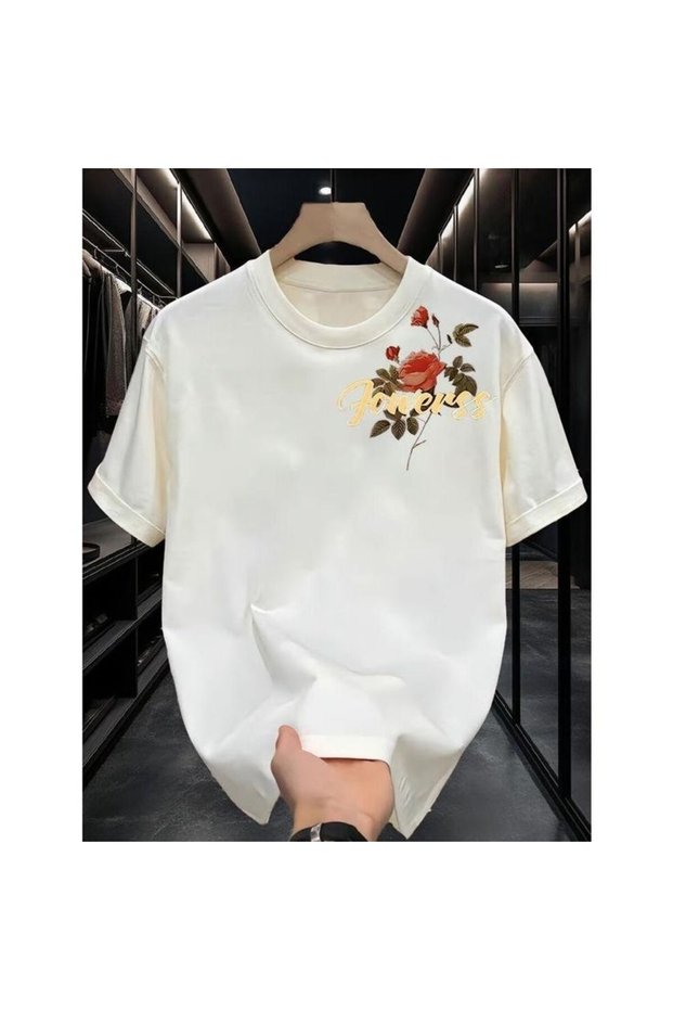Unisex Colorful Oversize Printed T-Shirt Streetwear Comfortable Fit Daily Premium