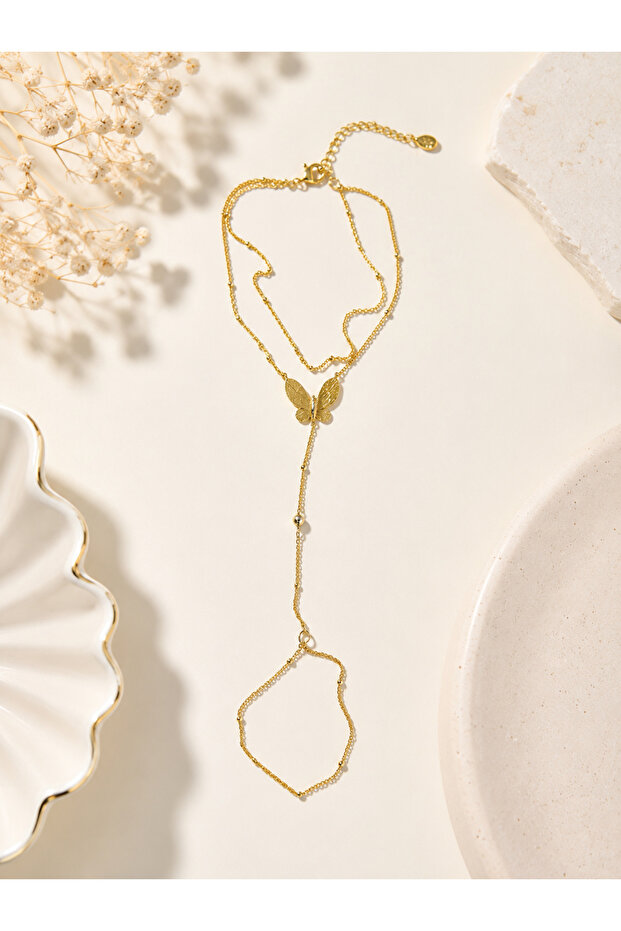 Gold Butterfly Detailed Steel Shahmeran