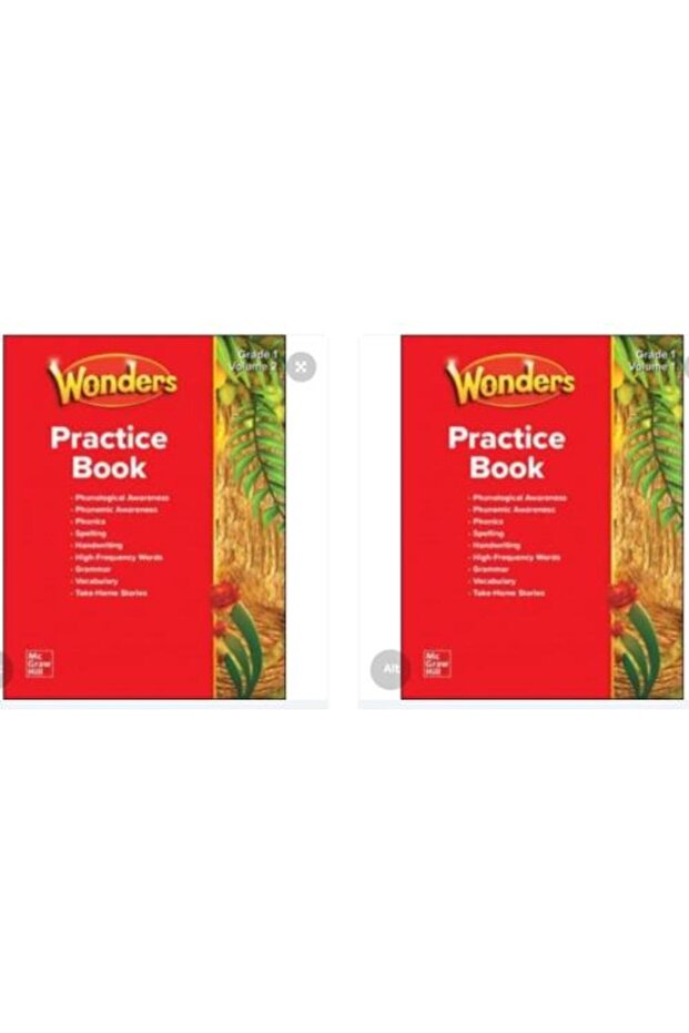 Wonders Grade 1 Practice book /Vol 1&2 (9781309126011-9781309126028)_ماجروهيل وندرز ورك بوك الصف الصف الاول+الصف الثاني