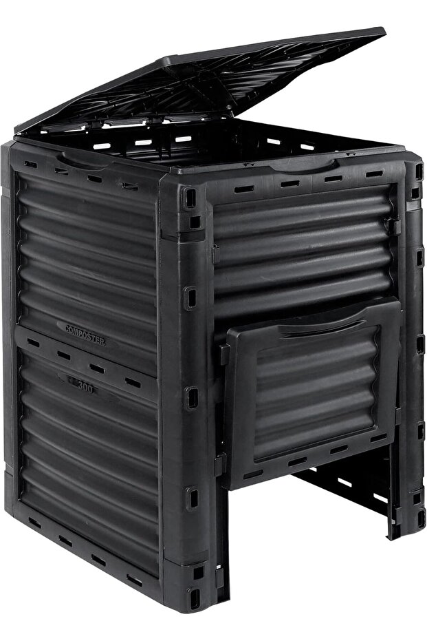 Compost Bin 300 Litre Garden Composter Bin Composting Waste Box Recycling Eco Storage
