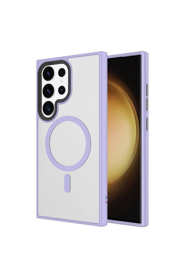 Galaxy S24 Ultra Case Magsafe Supported Camera Raised Matte Anti-Fingerprint Silicone Gzst