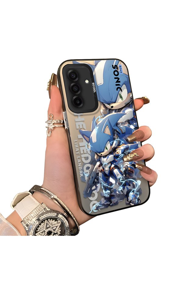 Samsung Galaxy A26 Compatible Hard Acrylic Back Silicone Edge Lens Protection Case