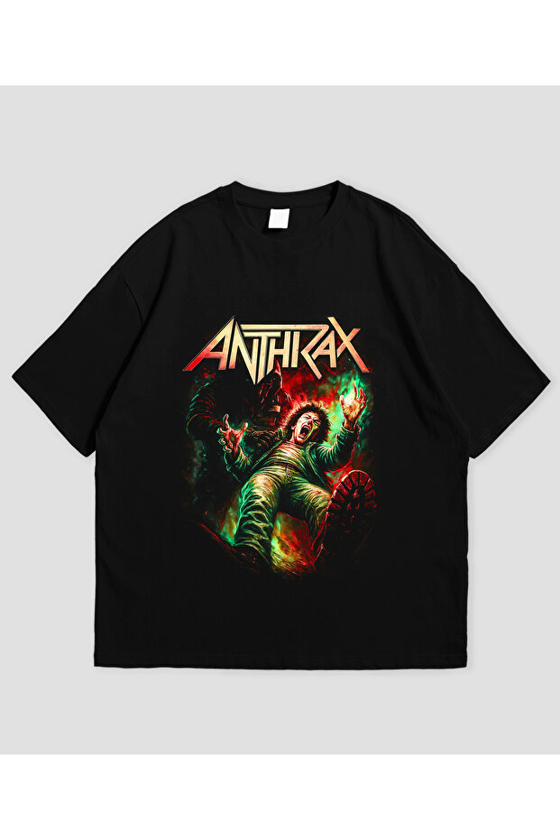 Anhrax Printed Unisex Oversize T-Shirt