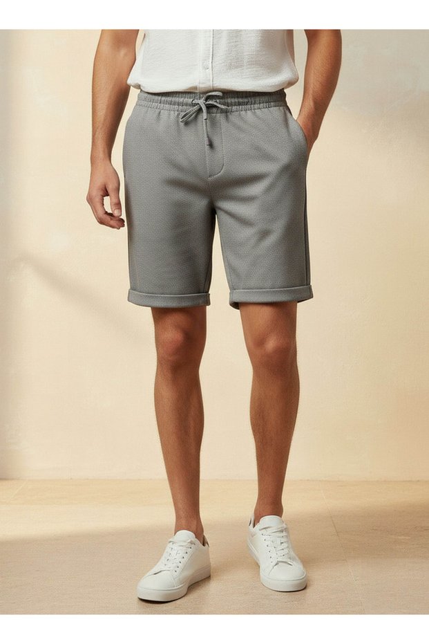 KNIT PIQUE SHORTS