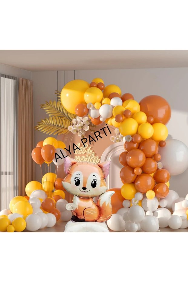 Party Cute Fox Birthday Set