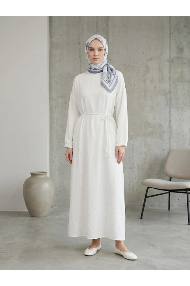 فستان فراولة-إكرو