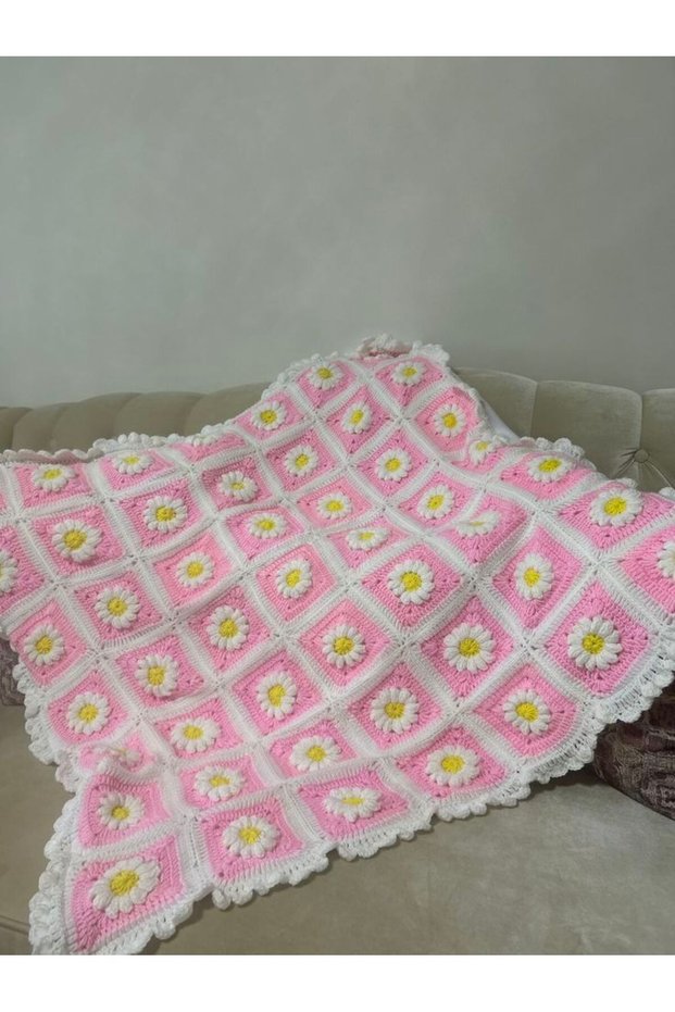 Hand Knitted Baby Blanket – Soft, Stylish, and Warm Newborn Blanket |   Stroller, Crib, and Hospital Discharge