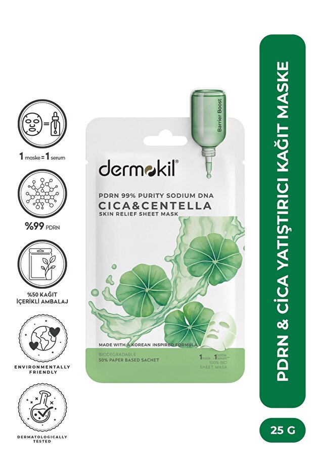 Pdrn & Cica Soothing Paper Face Mask 25 g