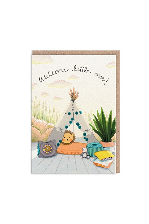Joo Joo Paper Design A6 Postcard Welcome Little One Type 12372