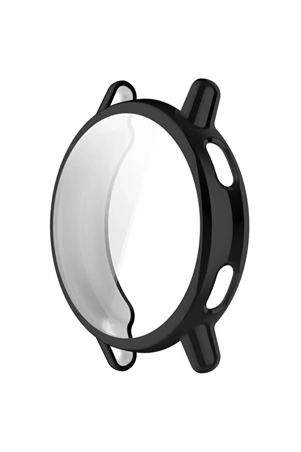 Vivoactive 5 black Protective Case for Vivoactive 5 6, Electroplated TPU Full-Coverage Screen Prote