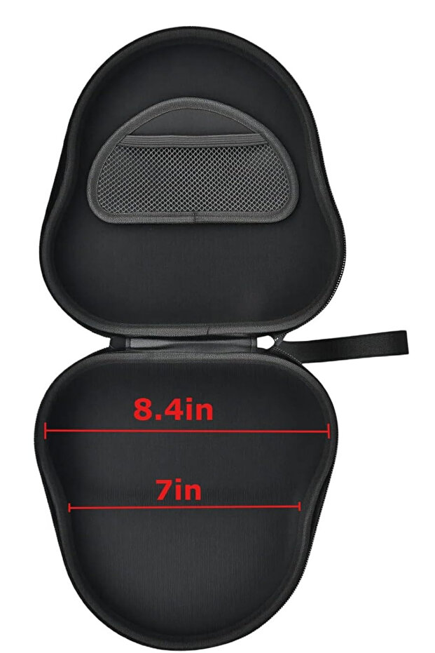 حافظة سماعات رأس سوداء (الحافظة فقط) لسماعات CMF من Nothing Headphone Pro مع خاصية إلغاء الضوضاء النشط اللاسلكية