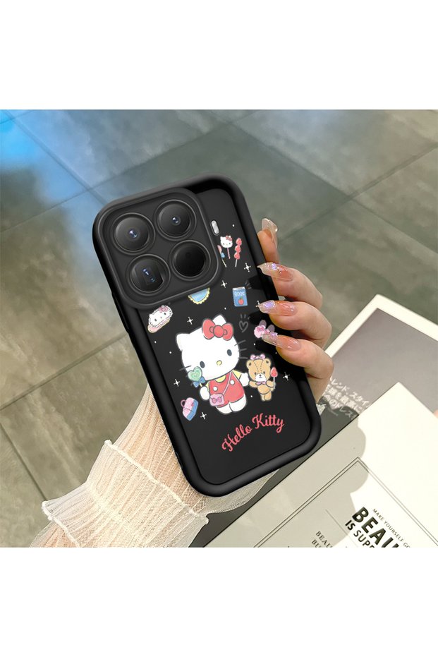 Mi 15t Pro Compatible Black Silicone Case Shockproof with Camera Protection