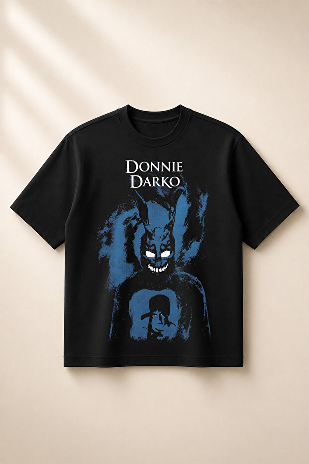 Donnie Darko Printed Oversize Boxy Cut Unisex 100% Cotton Tshirt (190 Gsm)