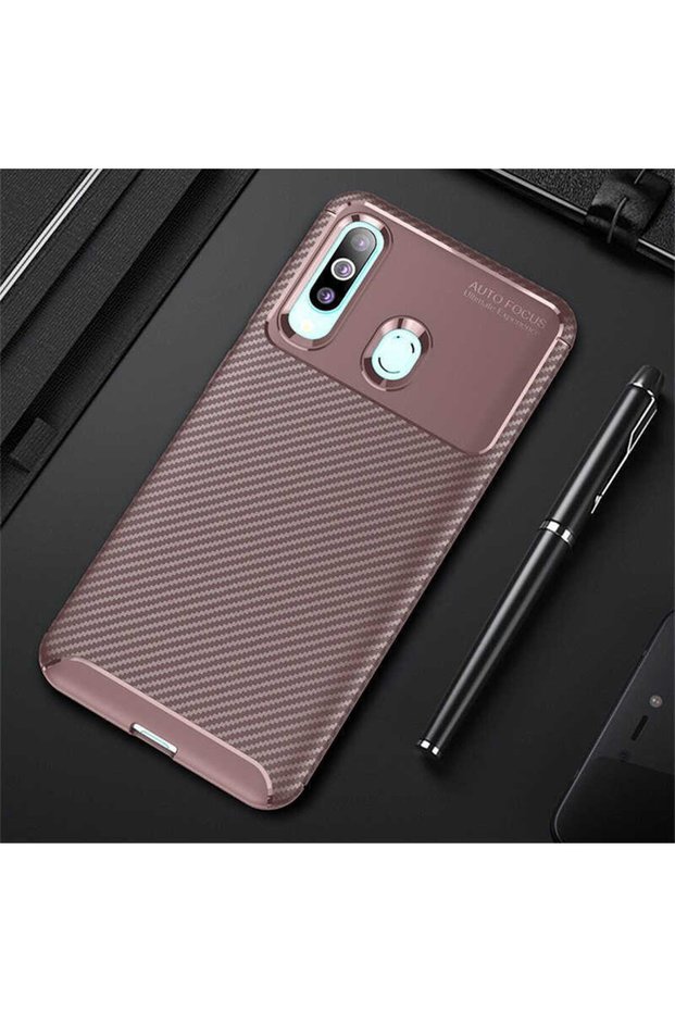 Case Carbon Design  Cover for Samsung Galaxy A20S Mobile Phone