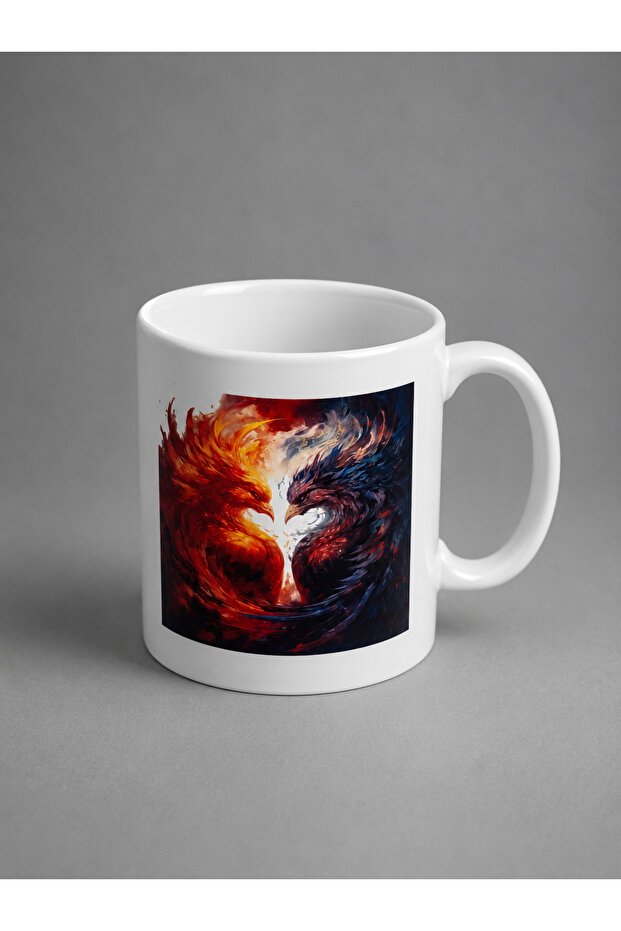 Phoenix Design Porcelain Mug