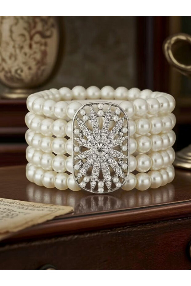 Pearl Handcuff Bracelet