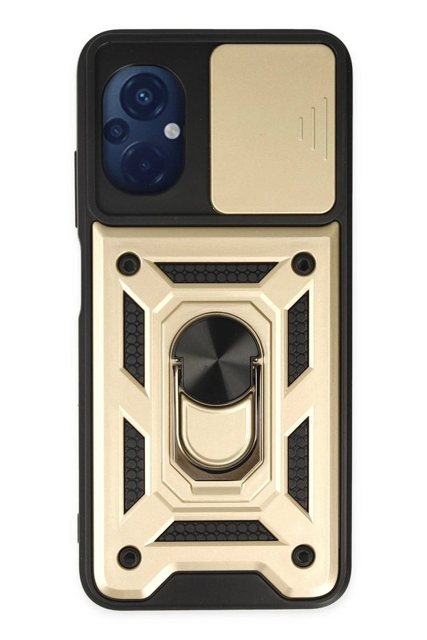 Aconcept Poco M5 Case Pars Silicone with Lens Ring (143810) - Gold