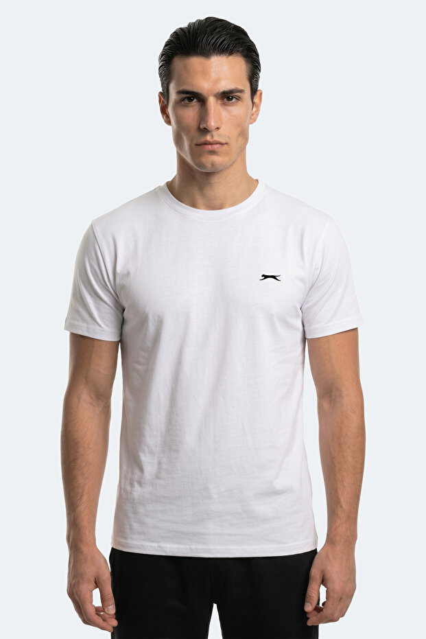 Rosalva t Men's Cotton White T-Shirt