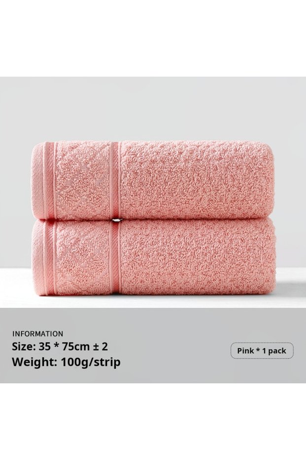 4 pieces 100% Cotton Face Towel, Jacquard Woven Hand Towels for Adults, Soft Absorbent Bathroom Towel, Multipurpose Daily Wash Cloth 32×72cm