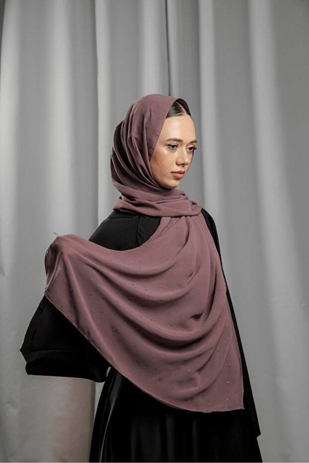 Elegant Stone Chiffon Hijab