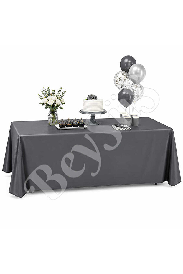 Party Tablecloth Silver