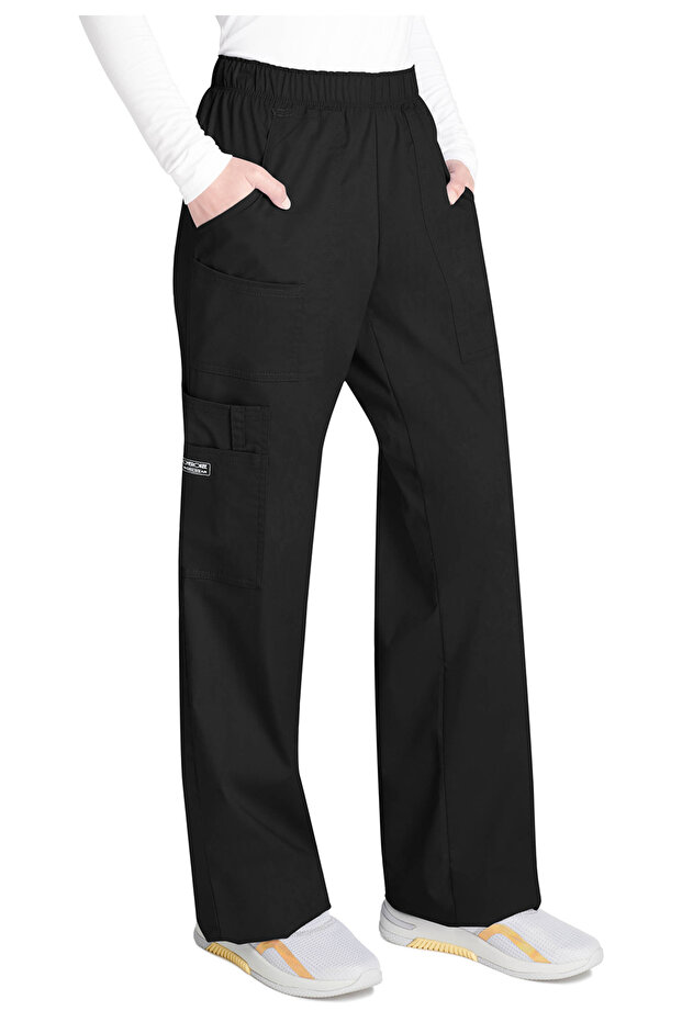 Core Stretch Wwe4005 Women's Scrubs Pants – Imported, 60 ° Washable in C, 2-Way Flexible, 7-Pocket Doctor/Nurse Single Bottom