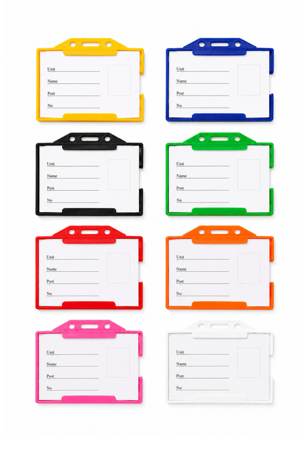 All Colors in One Package! 8-Piece Premium Card Holder Set