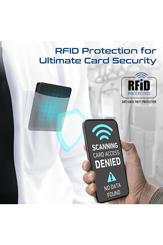 محفظة جلدية ذكية مزودة بخاصية حجب RFID، وميزة تتبع Apple Find My Tracker، وشحن لاسلكي، ومضادة للضياع