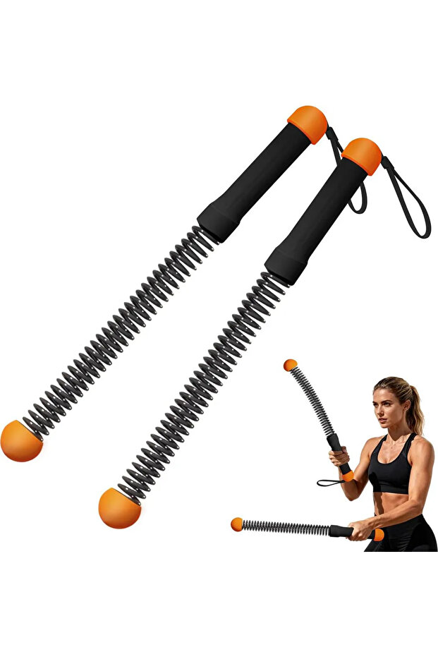 High-strength wireless battle ropes, two-pack, portable,for high-intensity interval training,aerobic exercise,full-body workouts, non-slip handles.