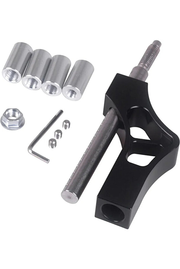 Adjustable shift lever ball joint extender, height adjustment lever extender, includes 4 adapters