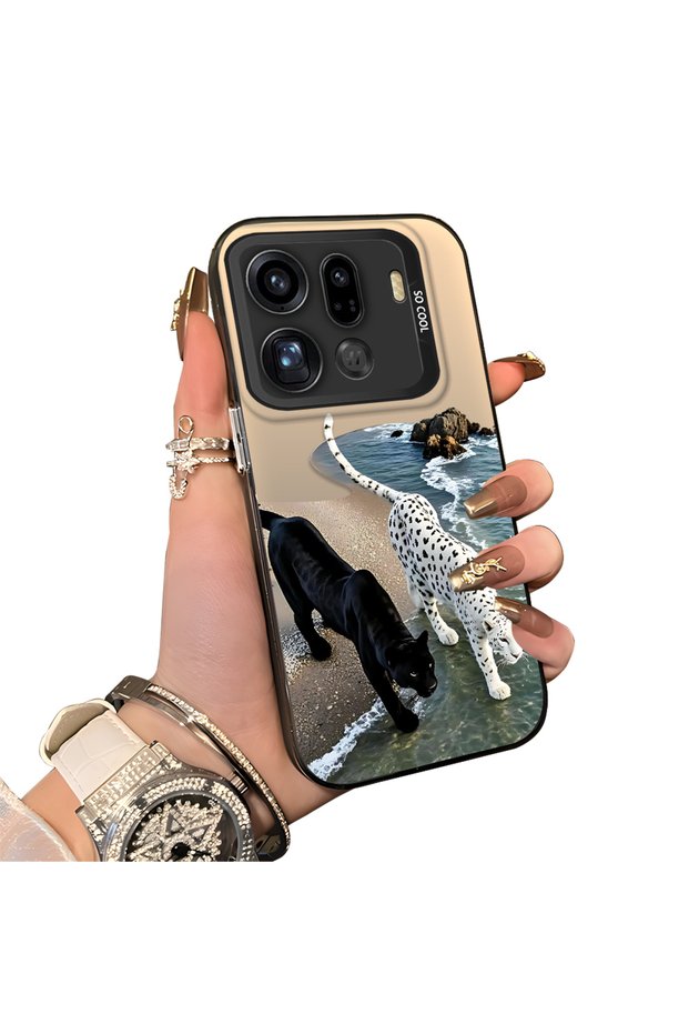 Oppo Find X9 Pro 5g Compatible Hard Acrylic Back Silicone Edge Lens Protection Case