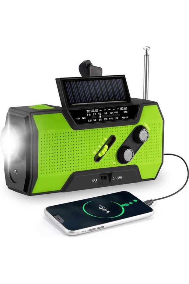 Wind-up Solar Emergency Radio - Wind-up Emergency Radio - Wind-up Radio - Solar Power Bank