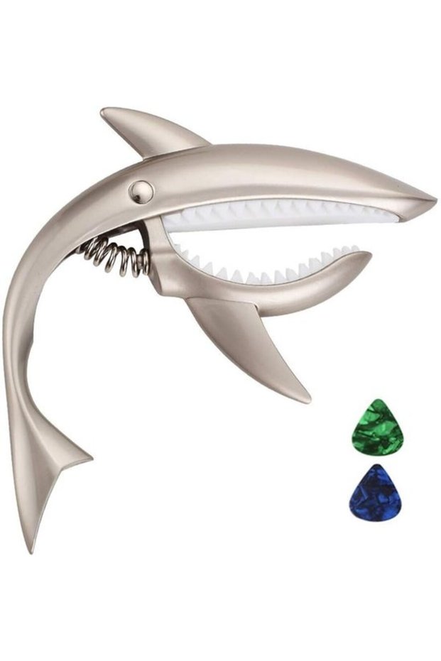 Zinc alloy capoda for acoustic and electric guitar with a good feel, no fret buzzing, and durable (gray)