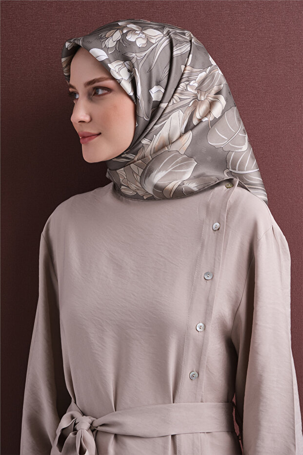 Jacquard Silk Scarf 9608D 09